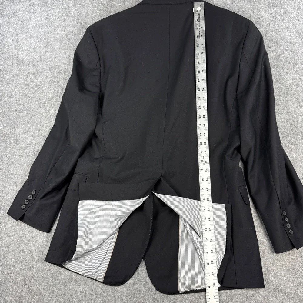 Brooks Brothers Explorer Blazer Sz 42S Black Fitzgerald Fit 100% Wool Sport Coat